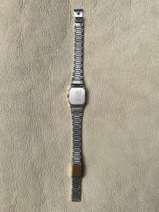 Vtg Oscar De La Renta Watch Women 19mm Gold Tone Diamond Octagon main image 7